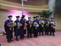 2017년 남가주신학대학(본교와 MOU) 학위수여식이 갈보리교회(강문호목사)에서 있었습니다